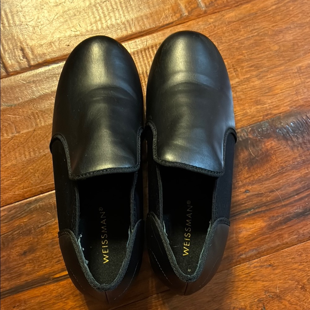 Weissman Black tap shoes